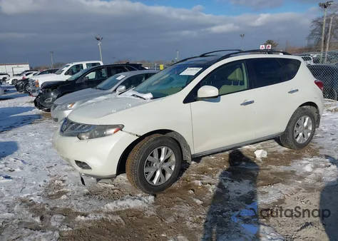 2011 Nissan Murano Sl z USA, uszkodzony, nr VIN JN8AZ1MU7BW070046